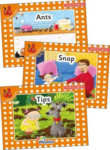 Jolly Phonics Orange Level Readers Set 1 in Precursive Letters ... 9781844145744