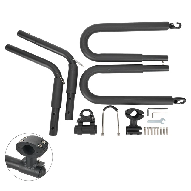 Portasurf Per Moto E Scooter - Supporto Laterale In Alluminio - Regolabile E Con Spugna Protettiva - Ideale Per Sport Estivi - Foto 4