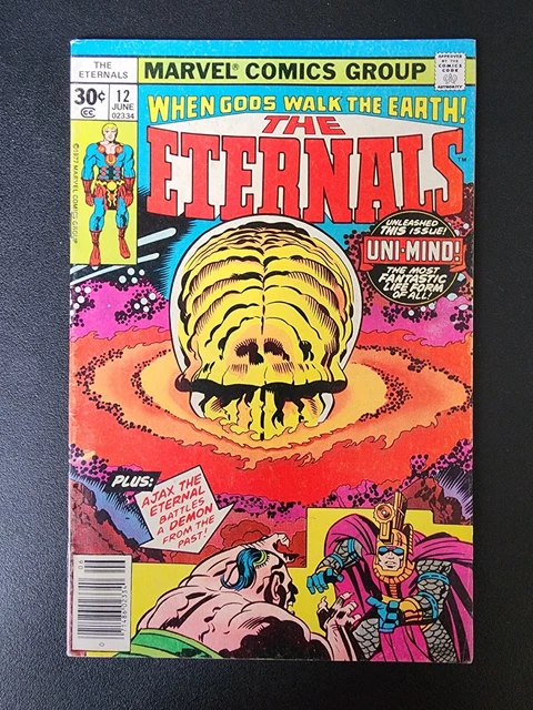 Marvel Marvel Comics The Eternals #12 June 1977 Jack Kirby 1st app Uni-Mind (a)