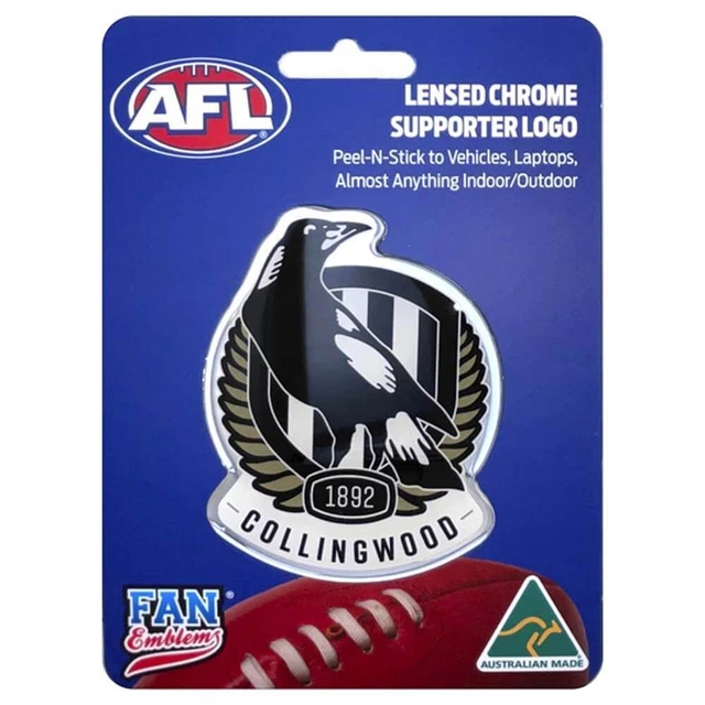 FAN EMBLEMS AFL Collingwood Magpies Logo Decal EUR 10 60 PicClick FR