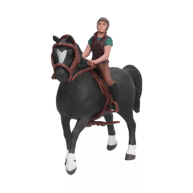 Horse Rodeo Figurine Children Kid Simulated Farm Horse Rider Model Toy