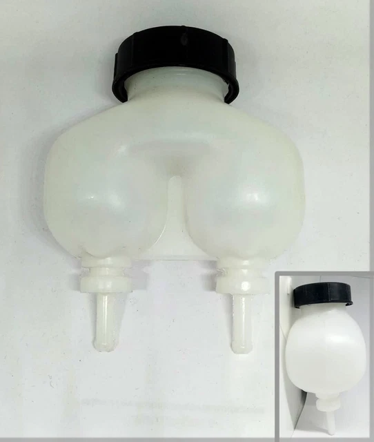 Fiat 126 / 128 C Cl - Serbatoio Olio Freni 2 Uscite Attacchi Dritti