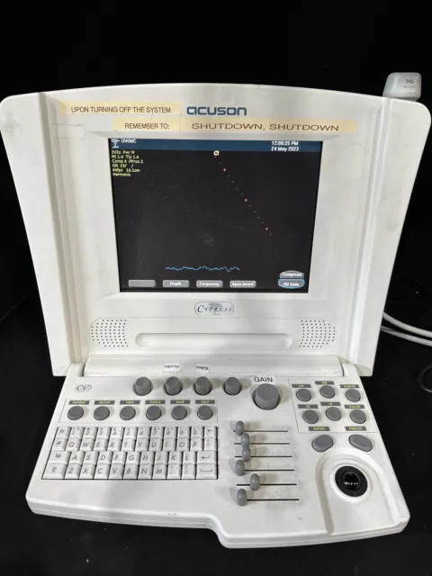 Acuson Cypress Ultrasound With 3v2c Probe Model 08267219