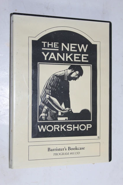 DVD The New Yankee Workshop, Librería Barrister 0113D con inserto de plan
