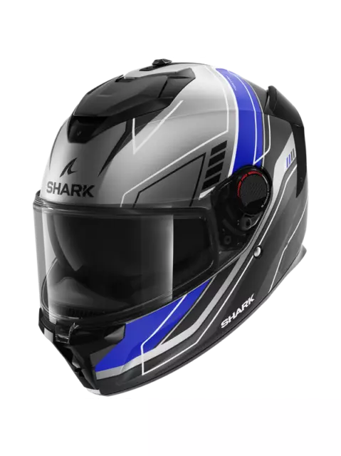 Shark Spartan GT Pro Toryan Matt Anthrazit Blau Schwarz ABK Integralhelm - Ko...