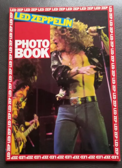 LED ZEPPELIN HM PHOTO BOOK  RARE  Out Of Print Omnibus Press 1983 PAPERBACK VGC