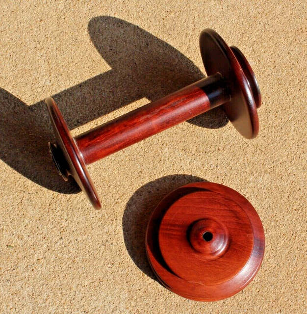 Giro y carrete para rueda giratoria Kromski, caoba, a juego