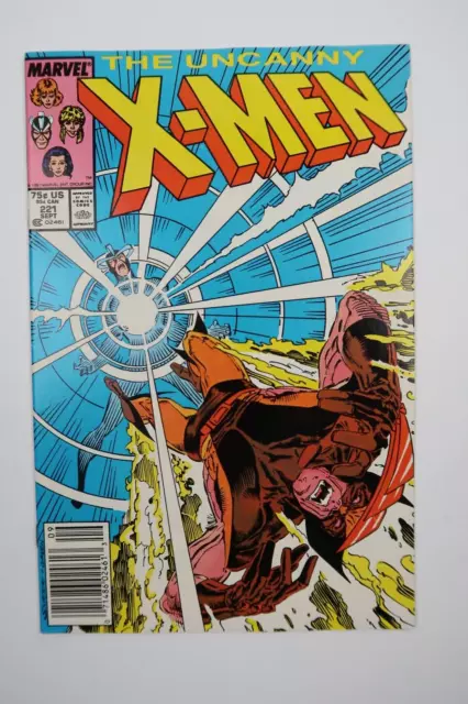Uncanny X-Men #221 1st Mr Sinister Newsstand Edition Marvel Comics 1987 VF+/NM