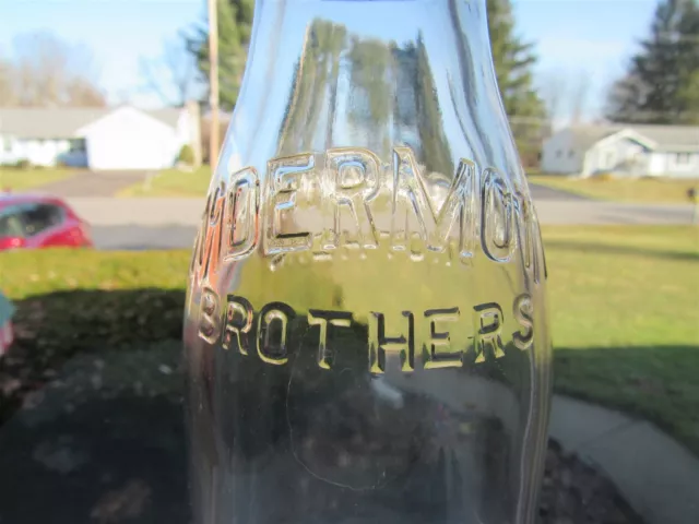 TREP Milk Bottle McDermott Brothers Bros Dairy Nyack NY ROCKLAND COUNTY 1944