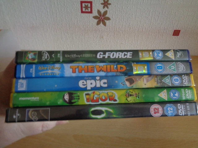 5 DVD BUNDLE Animated films - Disney - Region 2 - Great condition £7.99 ...