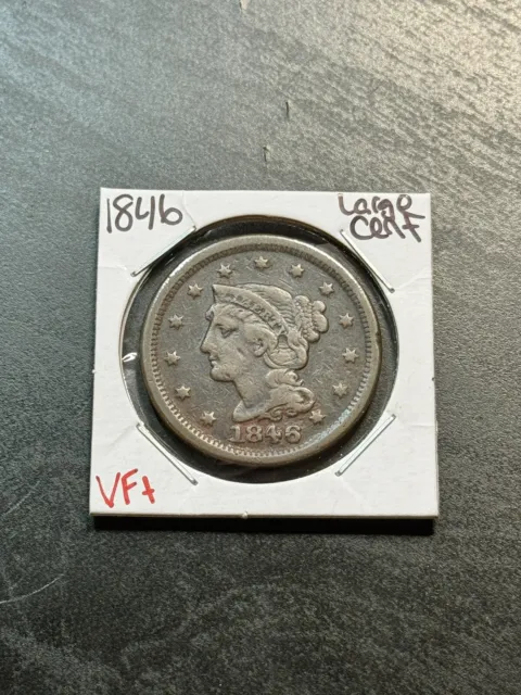1851 Braided Hair Large Cent 1c Grades vf++ for sale at auction on 20th  February