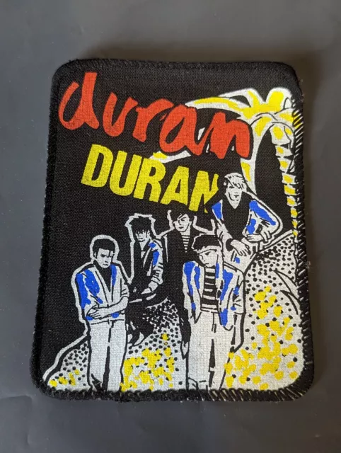 VINTAGE Duran Duran Aufbügeln/Nähen Patch gekauft um 1986