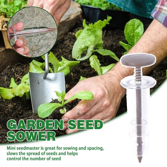 Seeds Dispenser 1pcs Plastic Seed Spreader Mini Seedmaster Sowing Seeder-