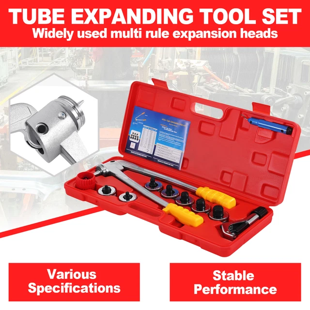 CT-300A Hydraulic Expander 7 Lever 1/4"- 1-5/8"Tube Swaging HVAC Tool New