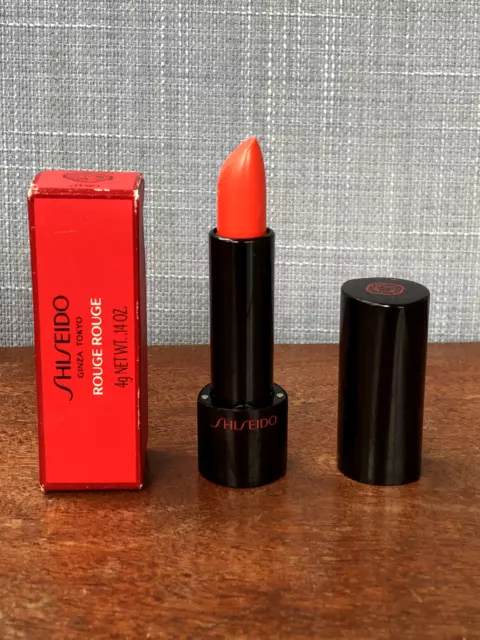 Shiseido Rouge Rouge Lipstick - Fire Topaz - Brand New and Boxed