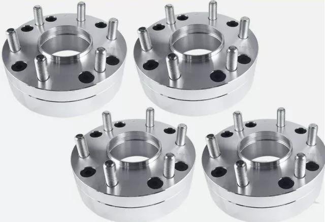 4x 5x150 to 6x5.5 Wheel Adapters Hub Centric 2 Inch Use 6 Lug Wheels On Tundra