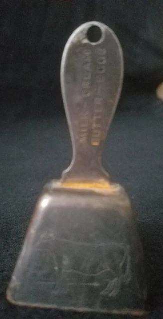 Vintage copper dairy miniature cow bell