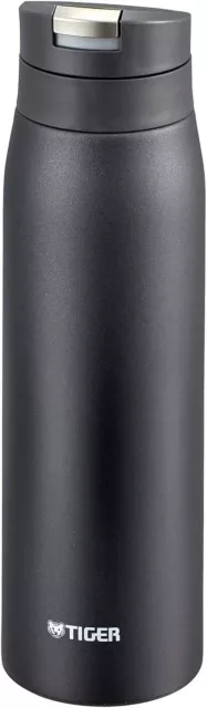 Tiger 600ml Sahara Mug Stainless Bottle One Touch Matte Black MCX-A601KM NEW
