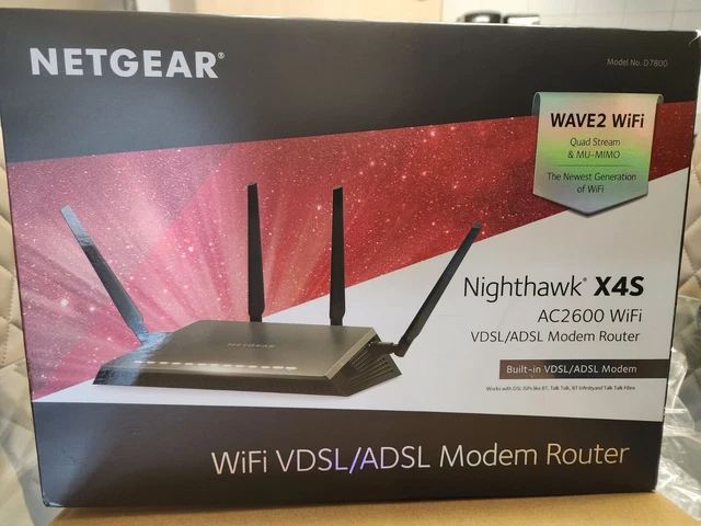 Netgear Nighthawk X4S D7800 modem router