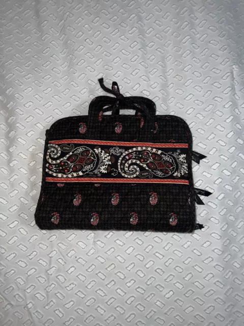 VERA BRADLEY “Houndstooth Brown”HANGING TRAVEL ORGANIZER COSMETIC JEWELRY BAG