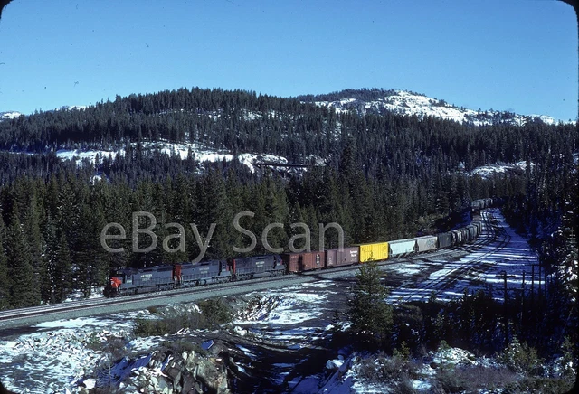Original Slide - SP SD45 9044 Troy CA in 1979 Southern Pacific