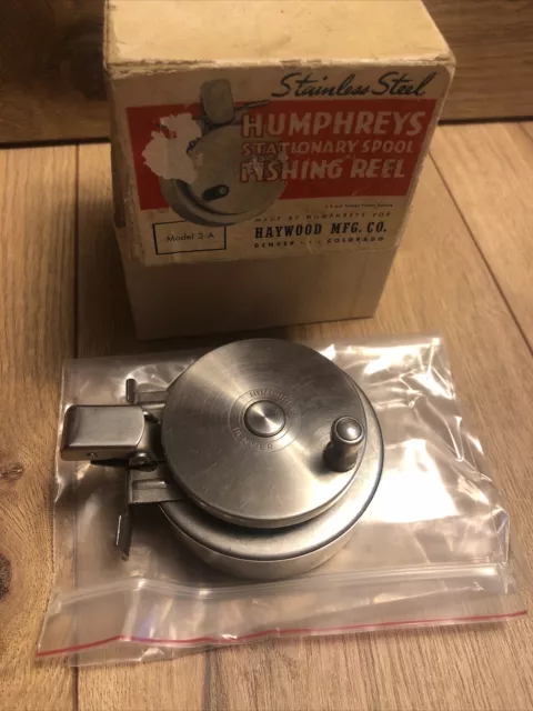 Humphreys Stationary Fly Reel Stainless Steel Model: 3A, Collect Or Fish!