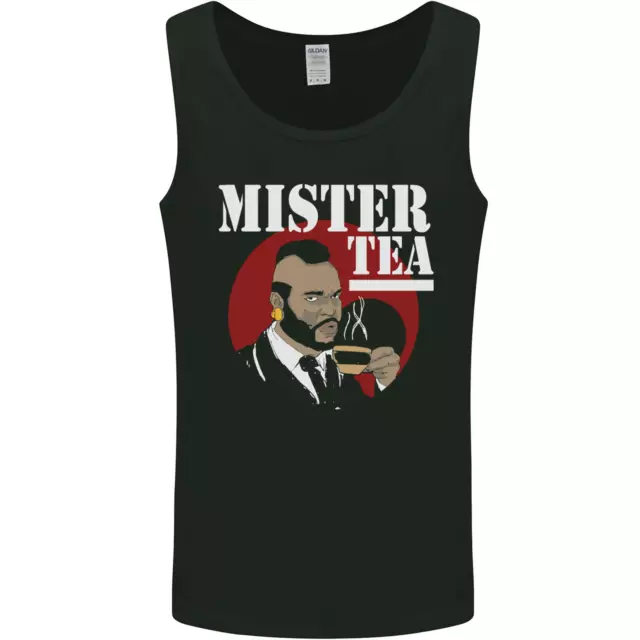 Mister Tè Divertente a-Team Parodia Uomo Canotta Maglia