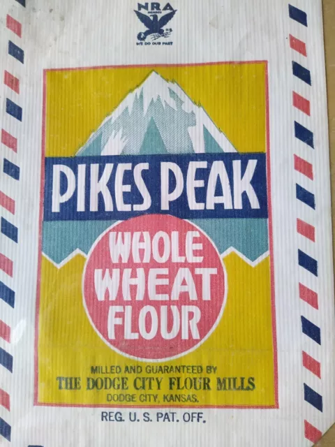 Pikes Peak Original Mehltüte von 1934 Dodge City