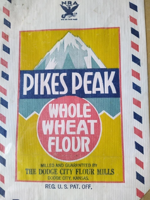 Pikes Peak Original Mehltüte von 1934 Dodge City