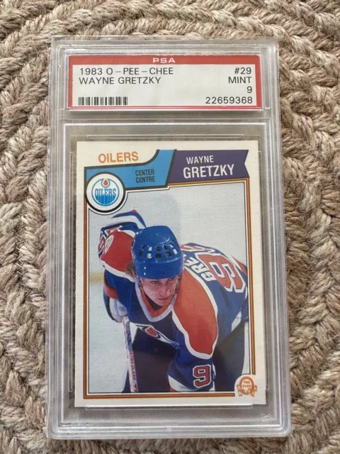 1983 O-PEE-CHEE Wayne Gretzky #29 OPC PSA 9 MINT HOF Oilers