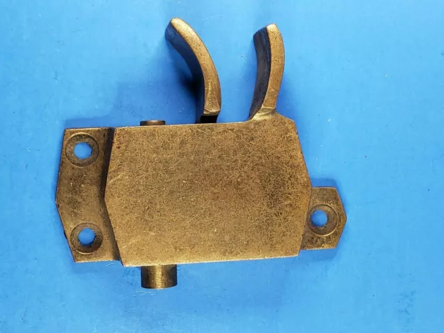 Antique Sash Lock Railroad Car Sliding Window Spring Loaded