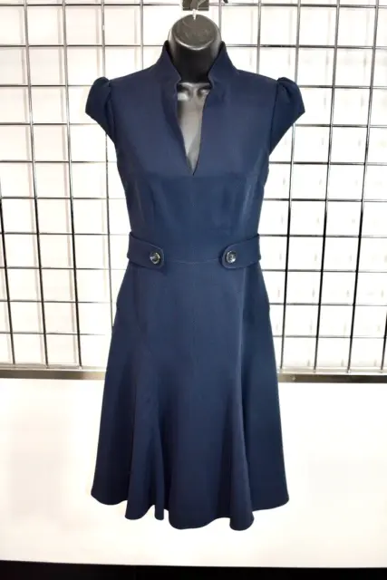 KAREN MILLEN Blue Cocktail Dress Size 2 US On Sale