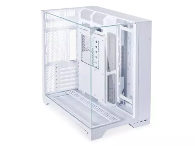 Lian Li O11 Vision 3 Sides Tempered Glass E-ATX Case - White PC-O11VW