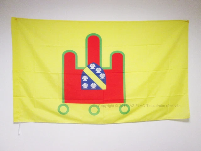 AZ FLAG Bandiera Navale Regno Di Francia 45x30cm - Bandiera Maritima Fiore Di Lis Bianco Azzurro - Reale Francese 30 x 45 cm speciale Nautismo, Padiglione Nautico