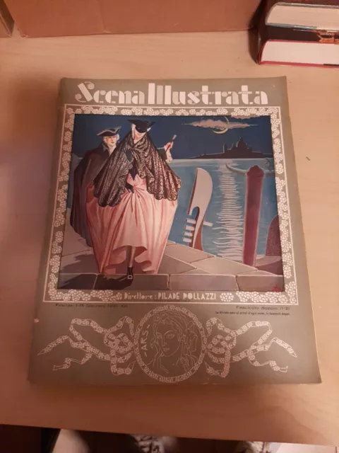 SCENA ILLUSTRATA 1935 8 riviste Annata Completa