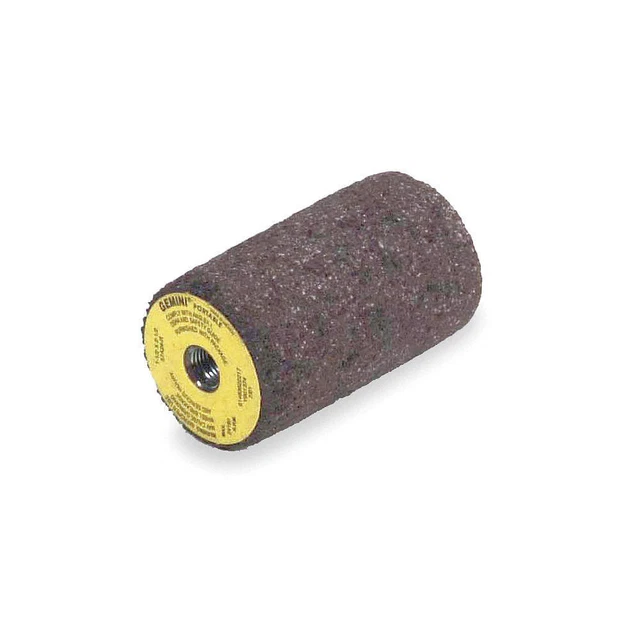 NORTON 61463622219 Grinding Plug w/Sq Tip,2 Dia,3 L,24GR,AO