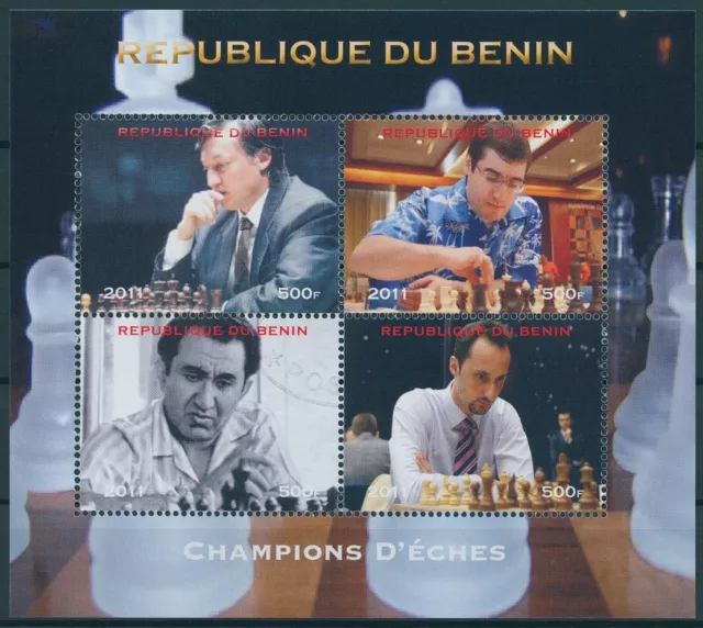 Chess Stamps 2011 CTO Anatoly Karpov Famous Chess Players Sports 4v M/S