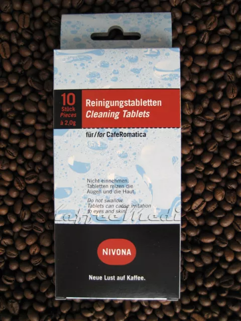 675,00 €/1 kg * Nivona Reinigungstabletten NIRT 701 / = 10 Tabs für CafeRomatica