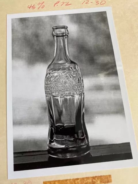 Coca Cola 1950s Error Bottle Photo Used In Cecil Munsey Collectibles Book