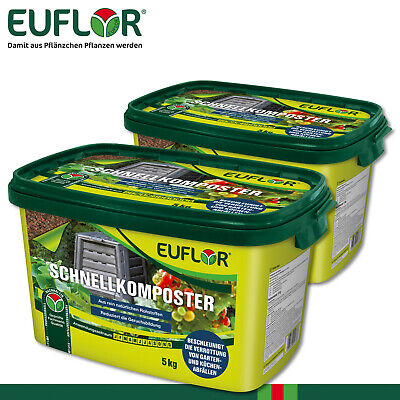 Euflor 2 x 5 kg schnellkomposter NPK-fertilizante microorganismos se pudran humus
