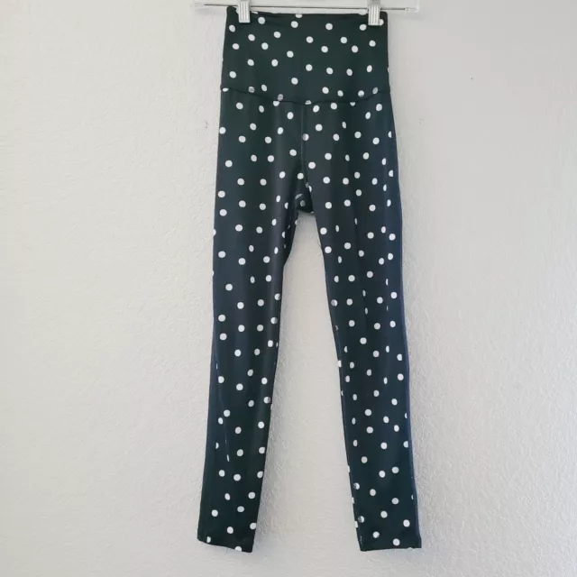 Beyond Yoga x Kate Spade Cropped Legging Womens Xsmall High Rise Polka Dot