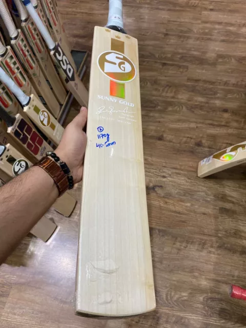 SG SUNNY TONNY GOLD EDITION Cricket Bat Lovely Profile Beautiful Grains 👌 🔥 😍