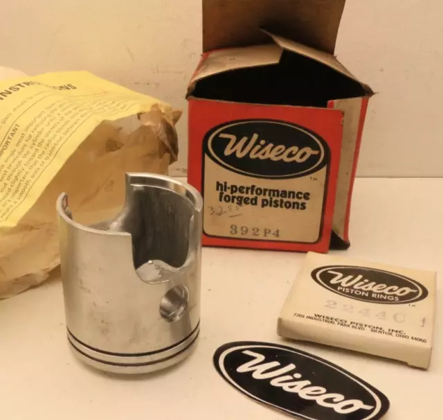 Wiseco Piston 392P4 for Suzuki 125TC TS RV DS 1970 1971 72 73 74 75 76 1977 1978