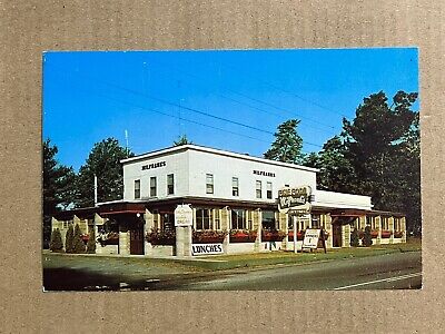 Postcard Glen Falls, New York Milfranks Restaurant Roadside Vintage PC