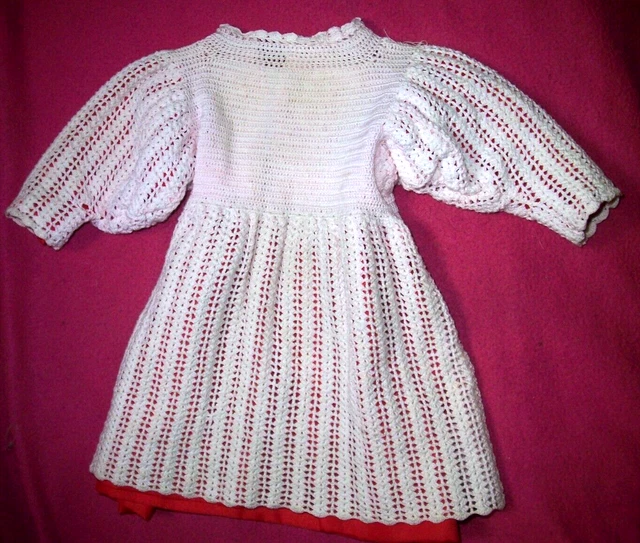 Robe Ancienne Pour Poupee Jumeau, Sfbj  Et Autres