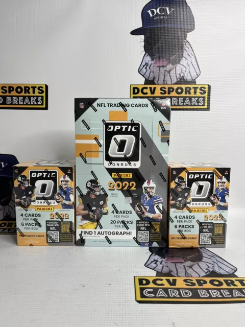 COMMANDERS Football 3 Box Break 2022 PANINI OPTIC  Hobby Facebook LIVE