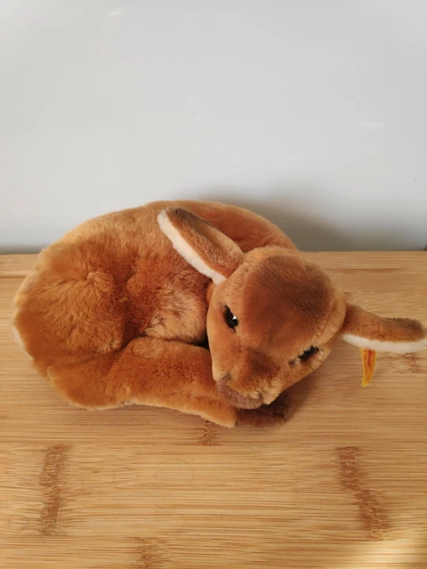 Petite peluche doudou biche faon couché Steiff très bonne état + cadeau