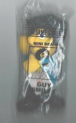 1999 Kelloggs Sesame Street Mini Beans GUY SMILEY sealed in original bag