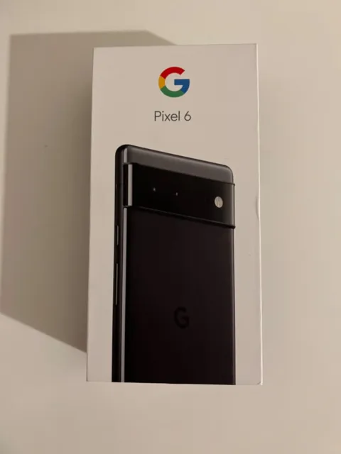 BRAND NEW Google Pixel 6 - UNOPENED and SEALED in Stormy Black colour, 128GB 