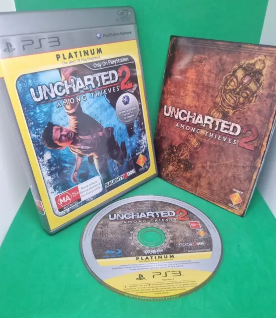 MINT DISC Uncharted 2: Among Thieves Sony PlayStation 3 PS3 Game Complete